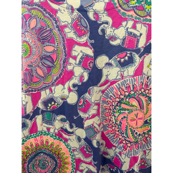 Lilly Pulitzer Bay Dress‎ Multicolor in Play That Trunky Music Size XS - Picture 9 of 11